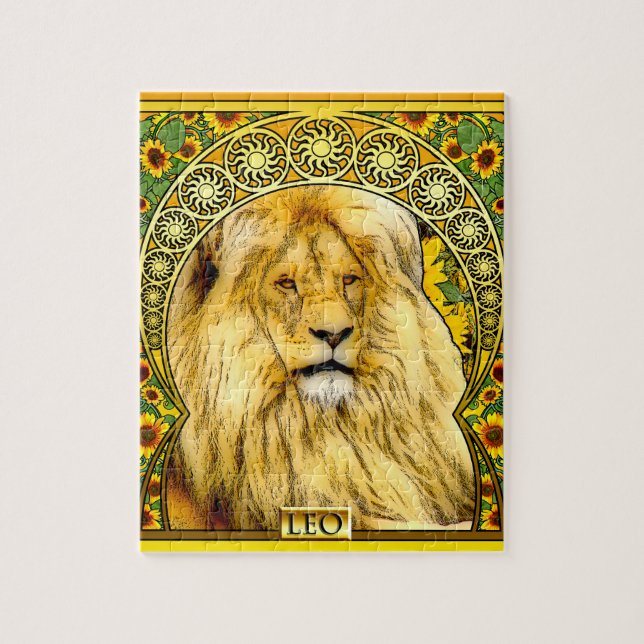 Art Nouveau Leo Jigsaw Puzzle (Vertical)