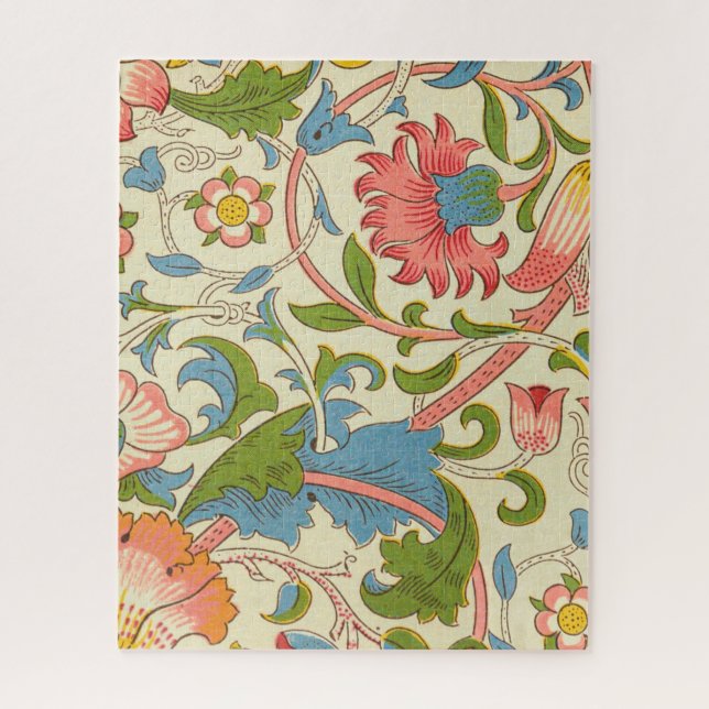 Art nouveau lodden pattern - William Morris Jigsaw Puzzle (Vertical)