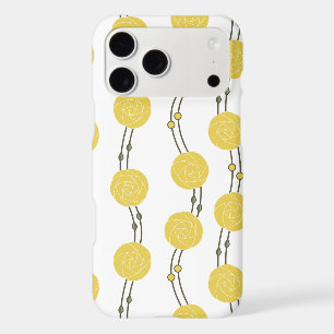Art Nouveau Mackintosh Rose Stripes Yellow