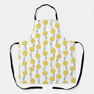 Art Nouveau Mackintosh Rose Stripes Yellow Apron
