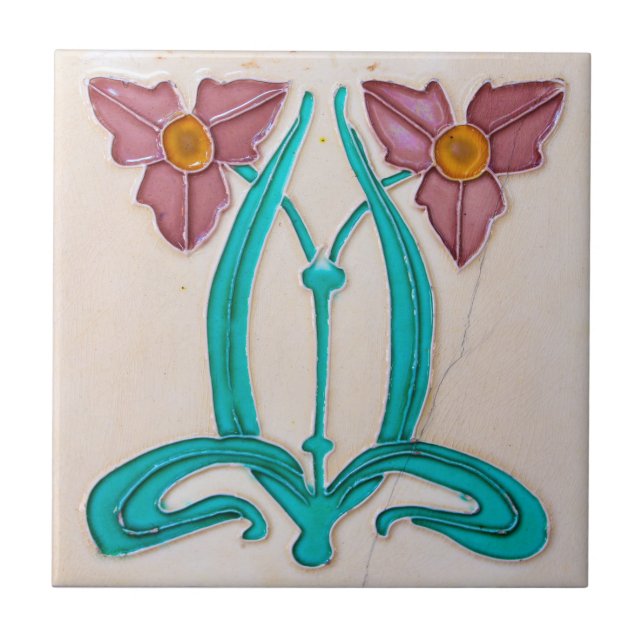 Art Nouveau Majolica Tiles (Front)