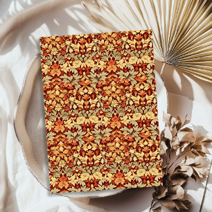 Art nouveau Morris fall autumnal pastel colors Tissue Paper