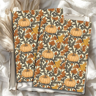 Art nouveau Morris fall autumnal pastel colours Tissue Paper