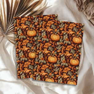 Art nouveau Morris fall terracotta ivory brown Tissue Paper