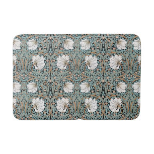 Art Nouveau Morris Pimpernel Flowers Bath Mat