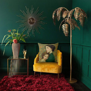 Art Nouveau Mother & Child Cushion