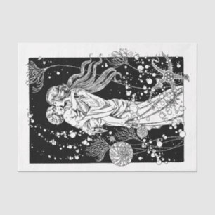 Art Nouveau Mother & Child Decoupage Tissue Paper