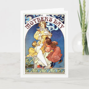 Art Nouveau Mother's Day Card