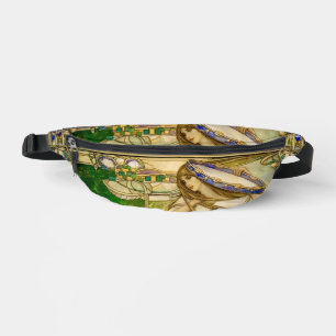 Art Nouveau Music Maidens Vintage Illustration Bum Bags