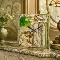 Art Nouveau Music Maidens Vintage Illustration 