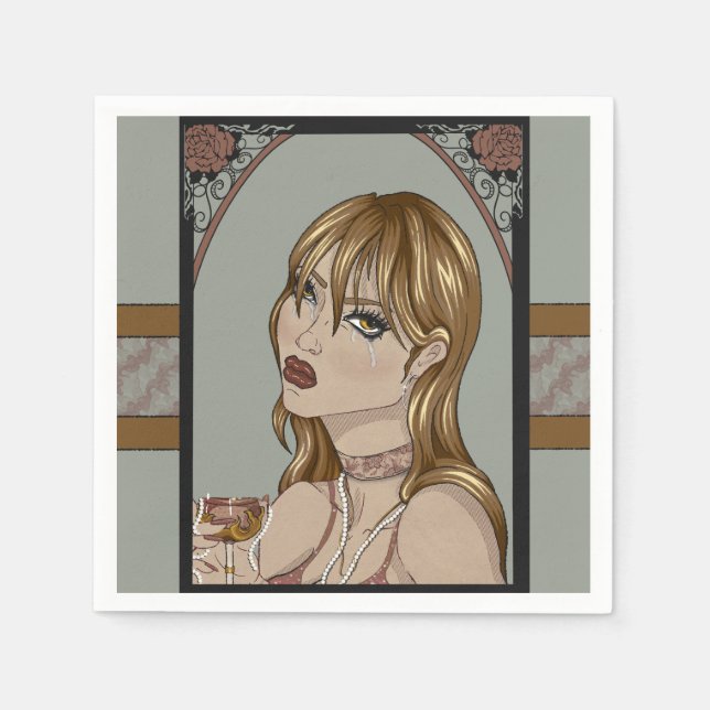 Art nouveau napkin (Front)