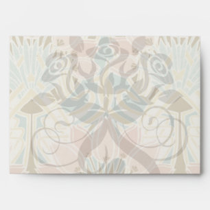 art nouveau nature floral pattern art envelopes