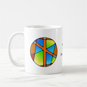 Art Nouveau Naudhiz Rune Mug – OVERCOMING!