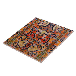 Art Nouveau (painting) Tile