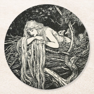 Art Nouveau Paper Coaster