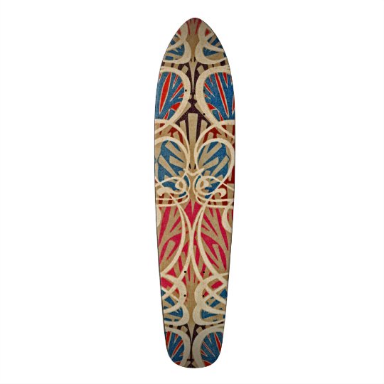 Art Nouveau Pattern #10 at Emporio Moffa 19.7 Cm Skateboard Deck