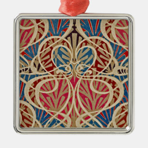 Art Nouveau Pattern #10 at Emporio Moffa Metal Ornament