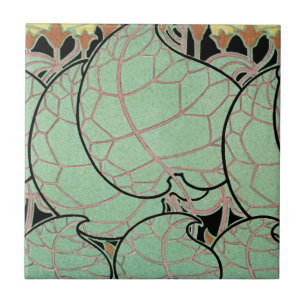 Art Nouveau pattern #10 Ceramic Tile