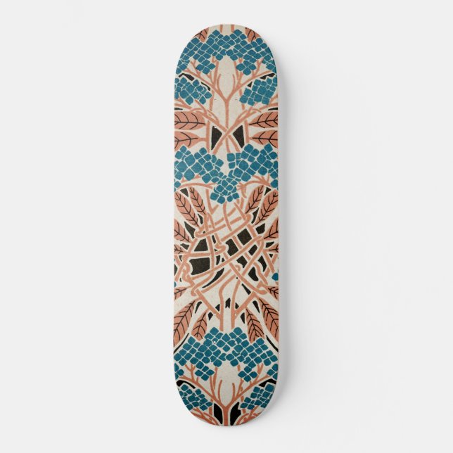 Art Nouveau pattern #12 Skateboard (Front)