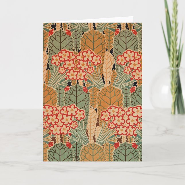 Art Nouveau Pattern #1 at Emporio Moffa Card (Front)