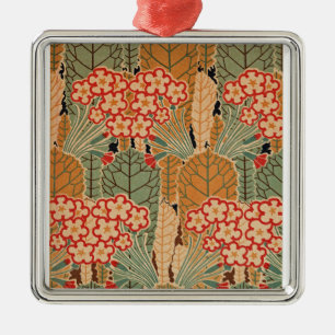 Art Nouveau Pattern #1 at Emporio Moffa Metal Ornament