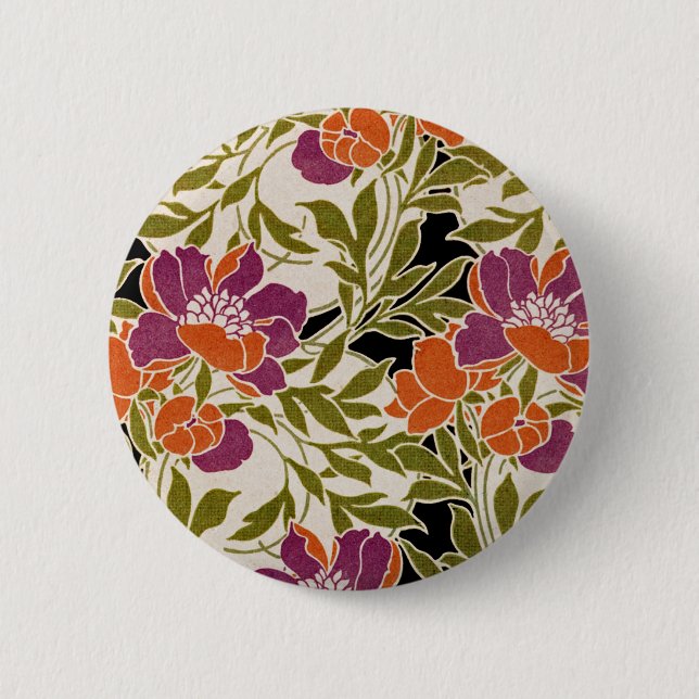 Art Nouveau pattern #3 6 Cm Round Badge (Front)