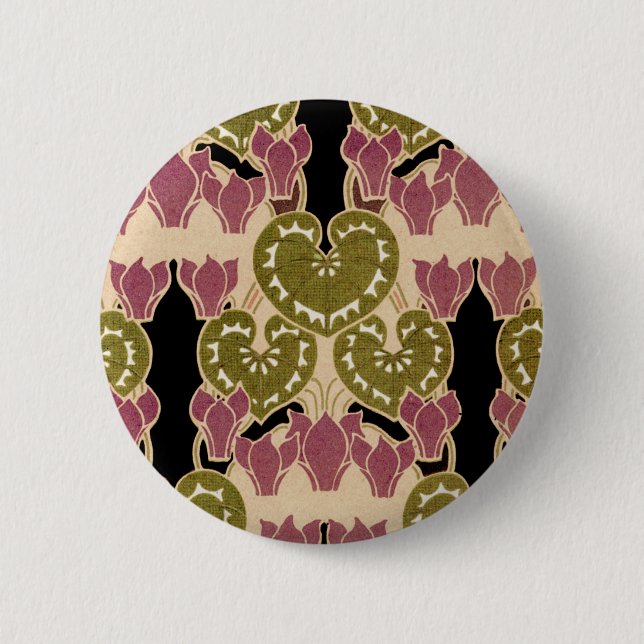 Art Nouveau pattern #4 6 Cm Round Badge (Front)