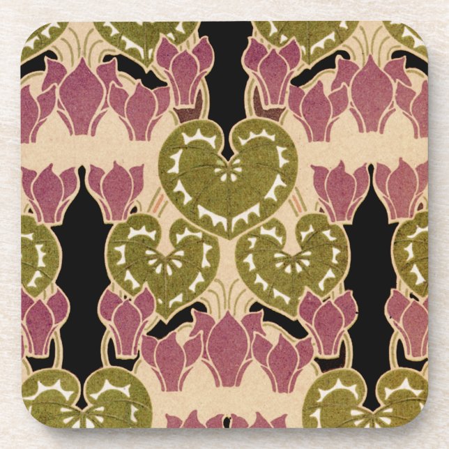 Art Nouveau pattern #4 Coaster (Front)