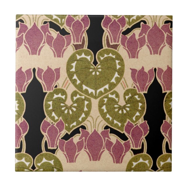Art Nouveau pattern #4 Tile (Front)