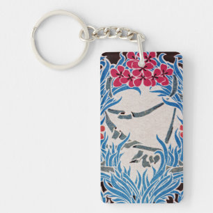 Art Nouveau pattern #6 Key Ring