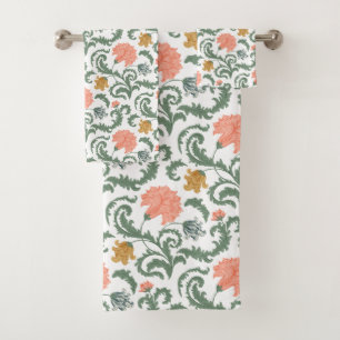 Art Nouveau Pattern Bath Towel Set