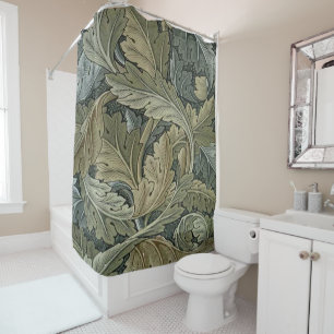 Art nouveau pattern of William Morris,vintage,bell Shower Curtain