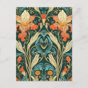 Art Nouveau Pattern Postcard