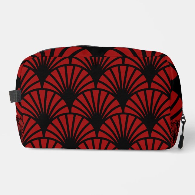 Art Nouveau Pattern Print Dopp Kit (Front)