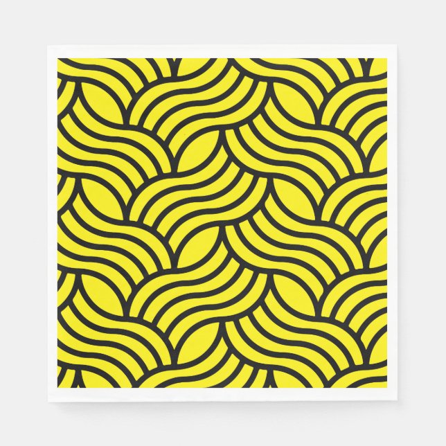 Art Nouveau Pattern Print Napkin (Front)