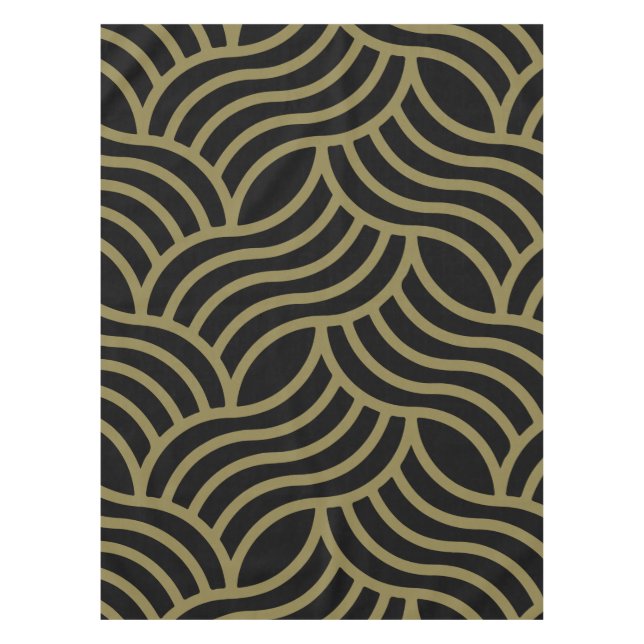 Art Nouveau Pattern Print Tablecloth (Front)