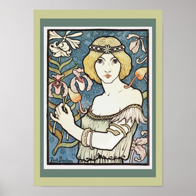 Art Nouveau ~ Paul Berthon  Poster (Front)