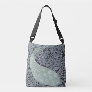 Art Nouveau Peacock Classic Vintage Bird Crossbody Bag