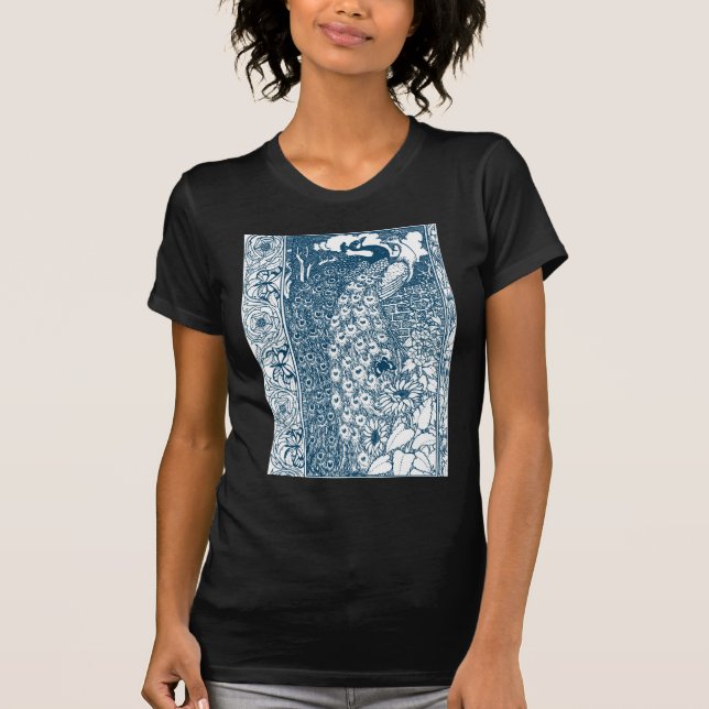 Art Nouveau Peacock T-Shirt (Front)