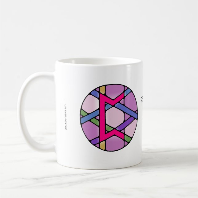 Art Nouveau Perthro Rune Mug – KARMA! (Left)
