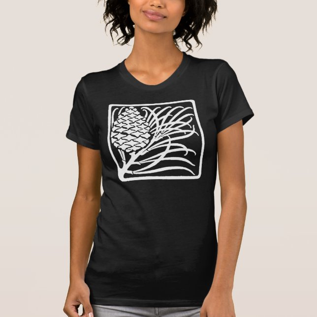Art Nouveau Pine Cone T-Shirt (Front)