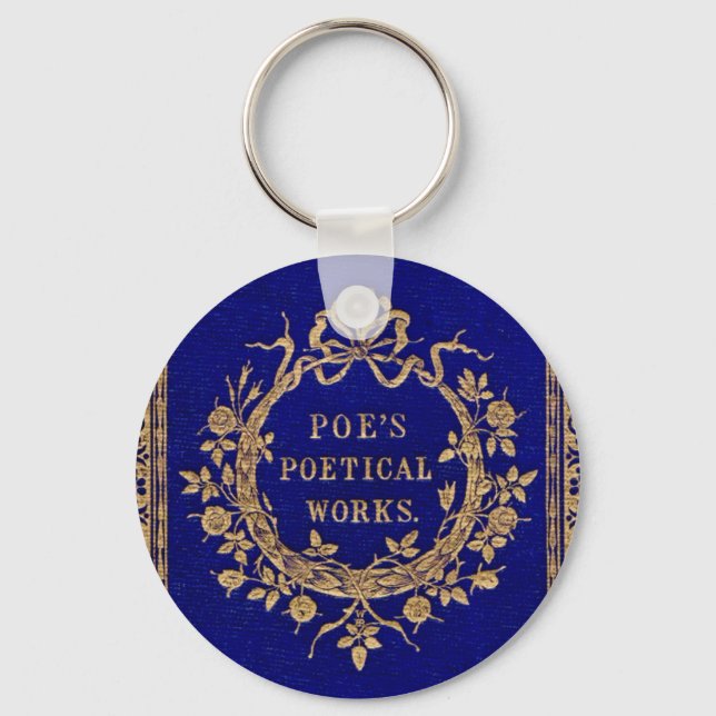 Art Nouveau Poe Key Ring (Front)