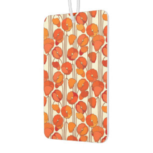Art Nouveau Poppies Car Freshener