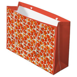 Art Nouveau Poppies Gift Bags