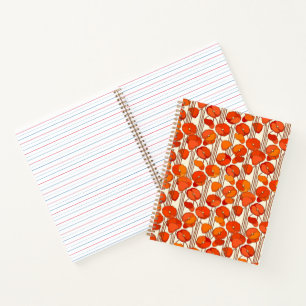 Art Nouveau Poppies Notebook