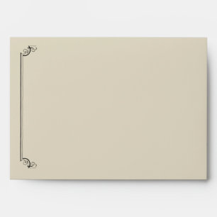 Art Nouveau Posh Wedding Envelope