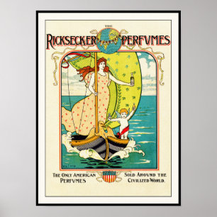 Art Nouveau Poster Print: Perfume Ad by L.Rhead