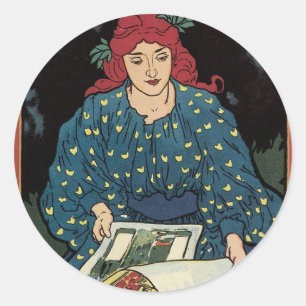 Art Nouveau Poster Stickers
