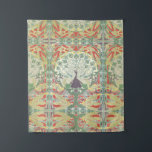 Art Nouveau Proud Peacock Vintage Wallpaper Tapestry<br><div class="desc">Art Nouveau was an exciting time for artisans and craftsman (The Craftsman era). The industrial revolution lost the humanity in made items, and the handmade and personal touch became greatly valued. Art from a natural bent was the inspiration. Health, exercise and the human spirit regained importance. Animals were often given...</div>