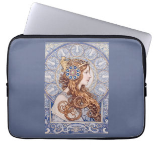 Art Nouveau Queen Portrait Laptop Sleeve